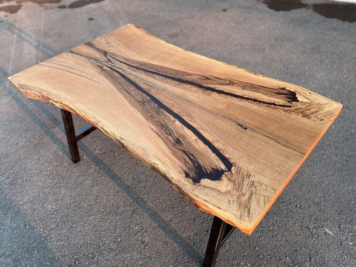 Custom Made Live Edge White Oak Table