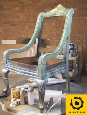 Custom Made Hand-Painted, Custom Tree Chair