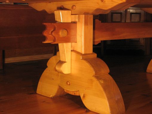 Custom Made Heavy Timber Dining Table