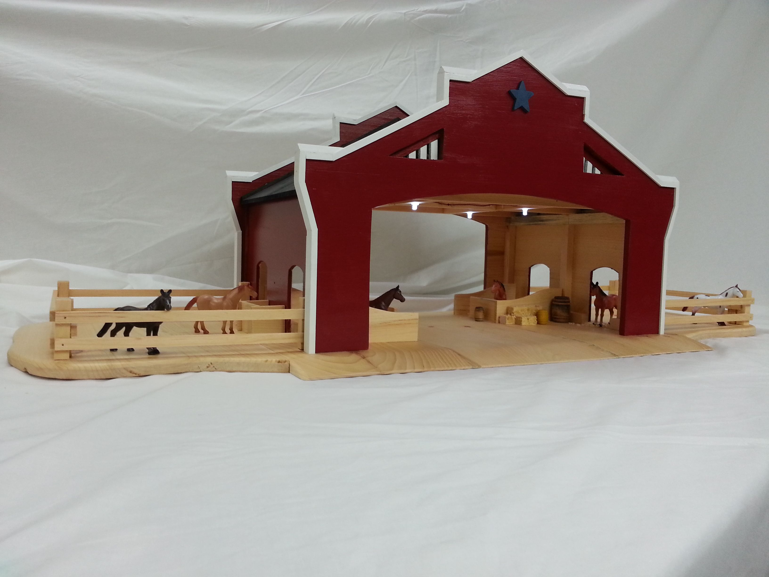 wooden toy barn kits