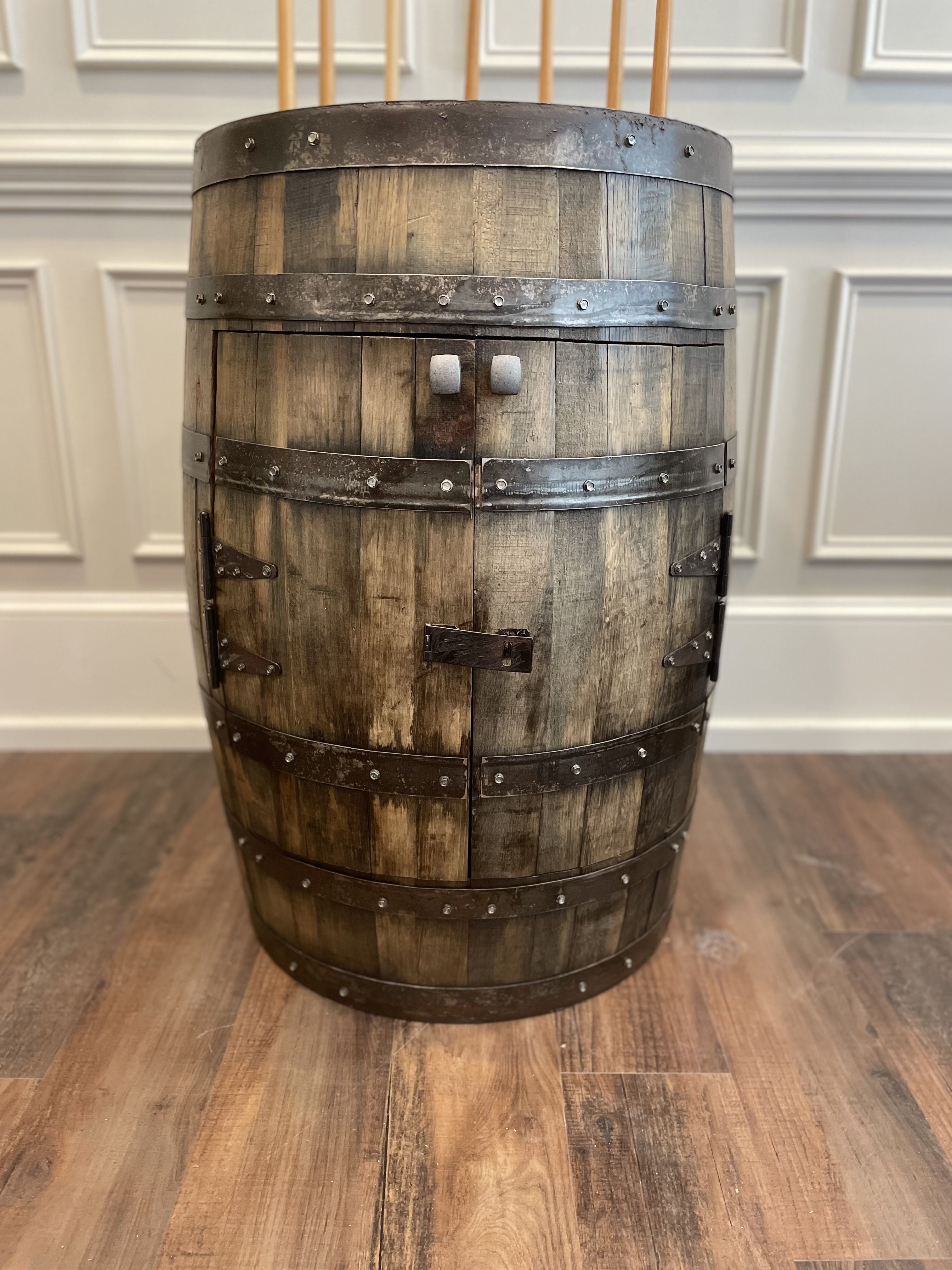 Hand Made Whiskey Barrel Pool/Billiards Cabinet by The Whiskey Workshop ...