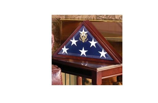 Custom Made Flag Display Cases, Burial Flag Display Case