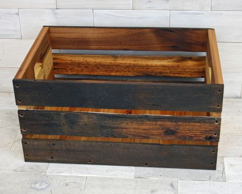 Custom Made Barn Wood & Reclaimed Cedar Crate