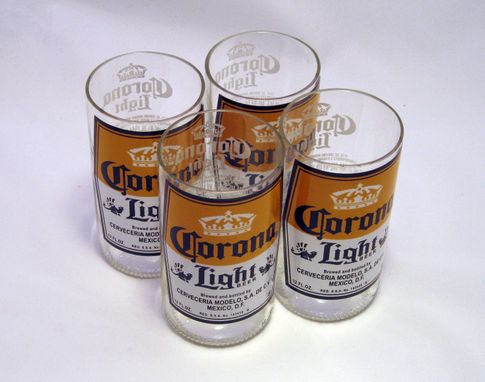 Custom Made Beer Bottle Tumbler: Corona Light 10oz