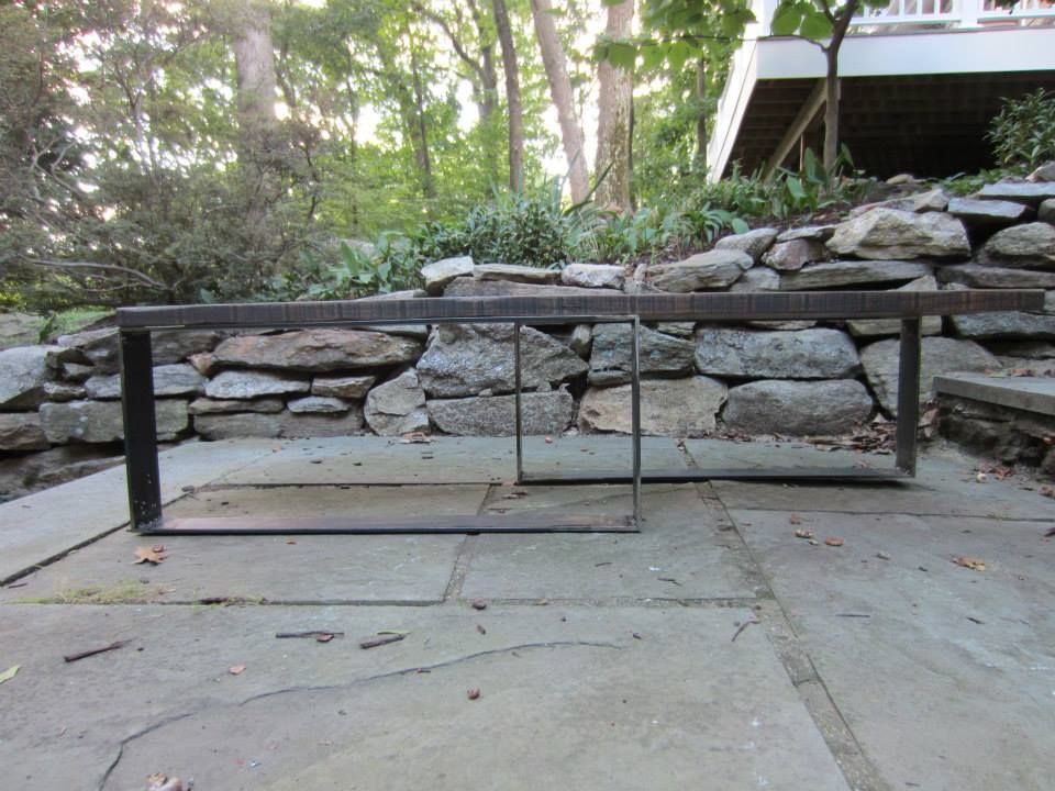 Hand Made Coffee Table With Maple Inlays by North Star Design Build