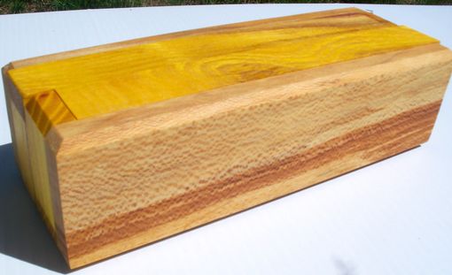 Custom Made Osage And Pecan Handcrafted Pencil Box