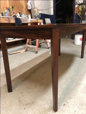 Custom Made Solid Mahogany Desk, One Drawer Available, Ready To Ship