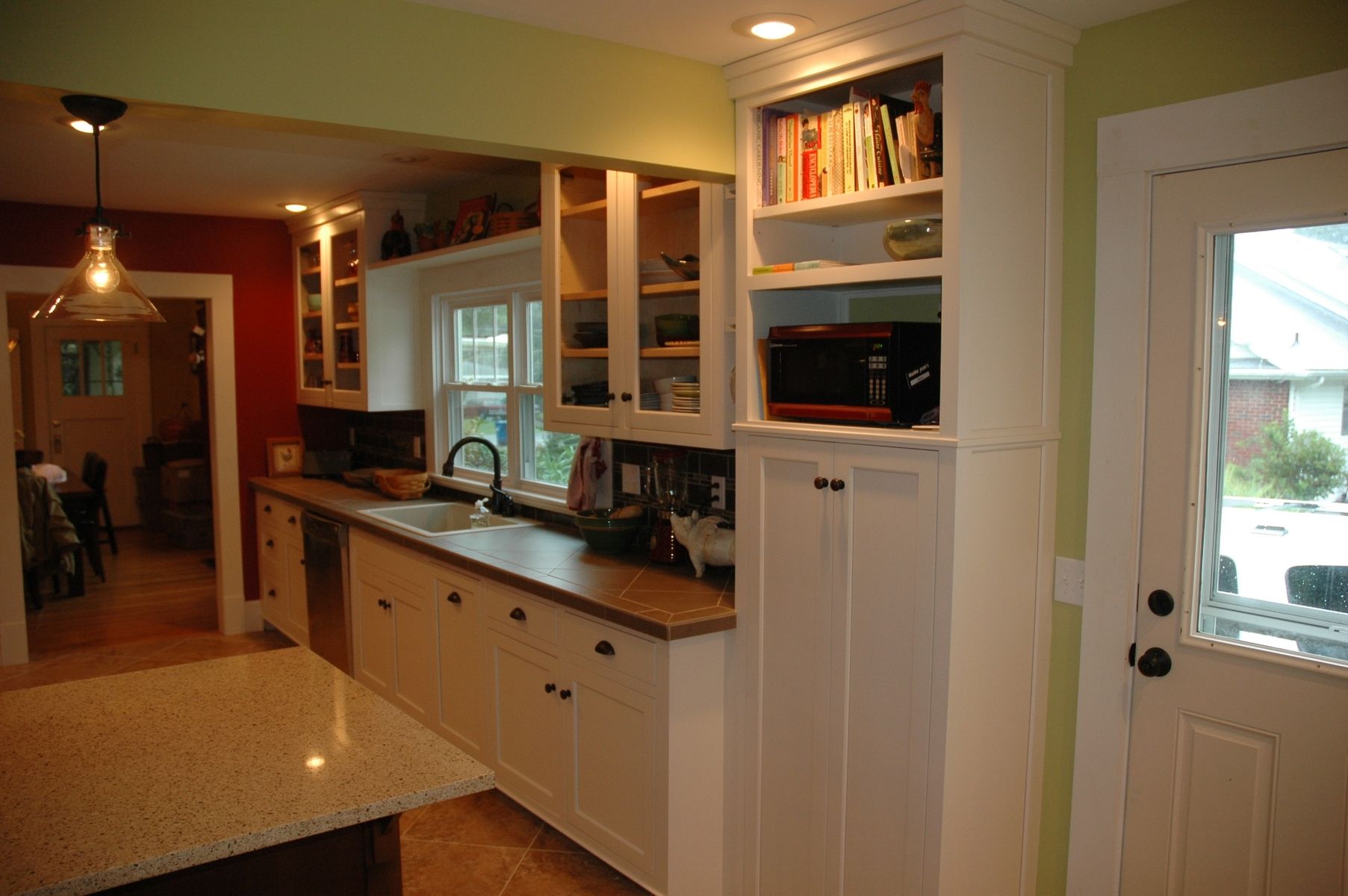 Custom Made Nutmeg And White Kitchen by Custom Corners Llc