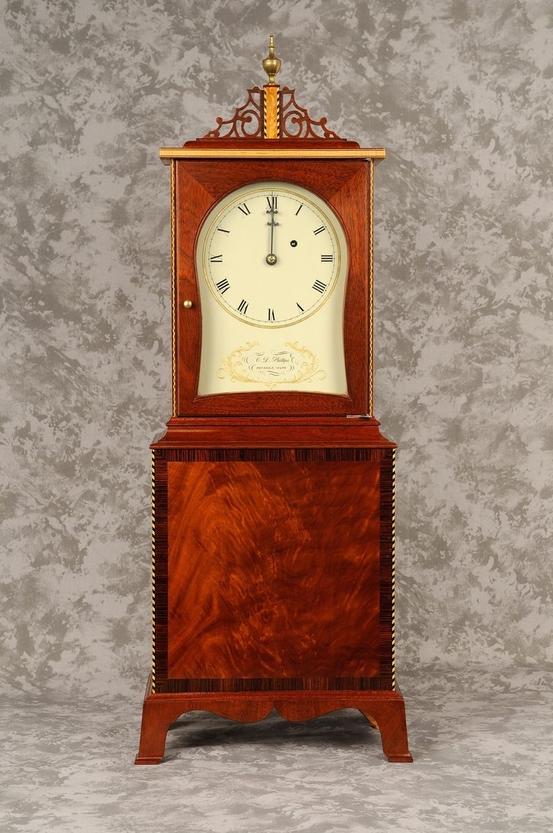 Custom Massachusetts Shelf Clocks by CL Phillips Fine Furniture
