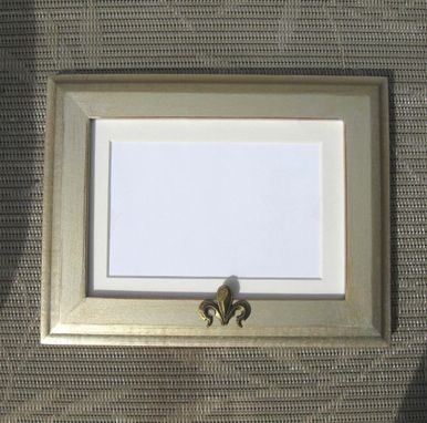 Custom Made Fleur Di Lis French Gold Photo Frame Homegoods