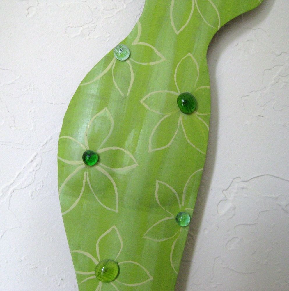 Hand Made Handmade Upcycled Metal Exotic African Lady Wall Art