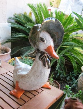 Custom Made Sculpted Ceramic Ducks