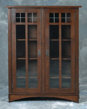 Custom Made Mission/Arts And Crafts Harvey Ellis Inspired # 702 Two Door Bookcase