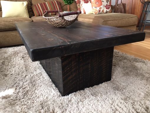Custom Made Reclaimed Urban Wooden Coffee Table - Made From Salvaged Barn Wood