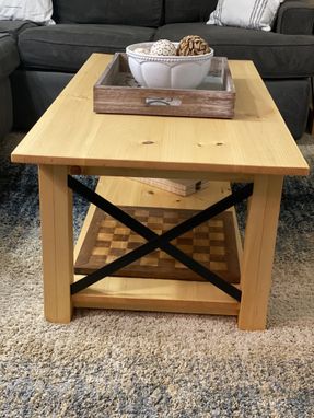 Custom Made Rustic Farmhouse Coffee Table
