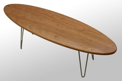 Custom Made The Longboard Coffee Table: Walnut, Reclaimed Pine, Sapele & Cherry