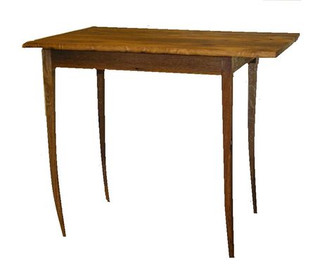 Custom Made Modern Reclaimed Oak Occasional Table