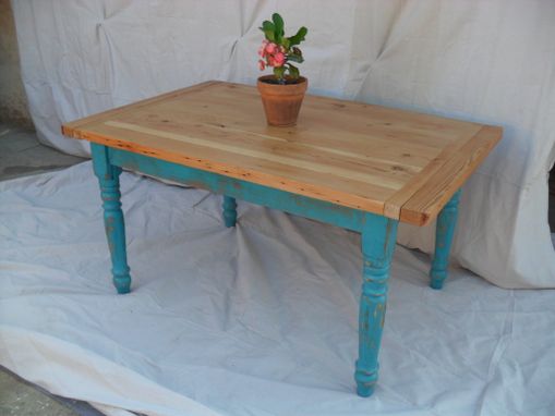Custom Made Reclaimed Wood Farmhouse Dining Table