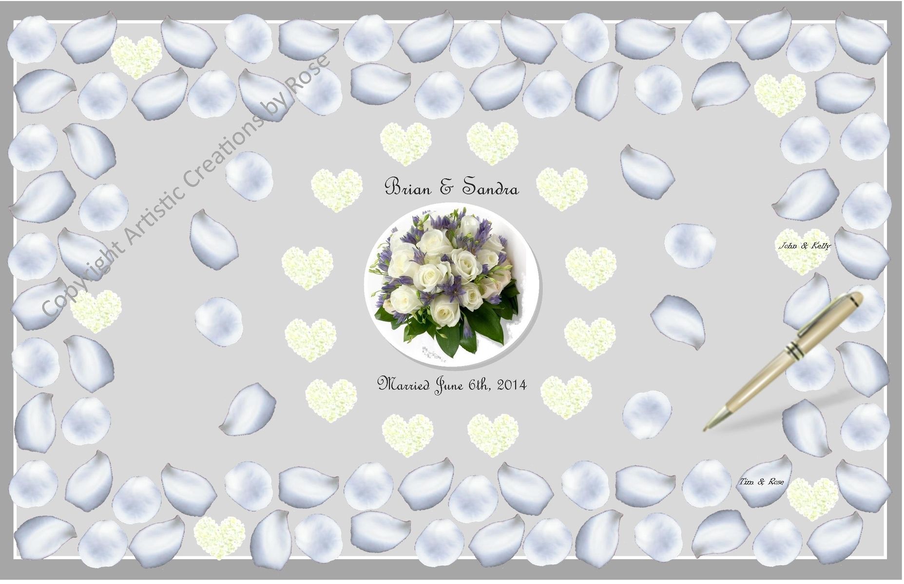 Details about   PERSONALISED HANDMADE WEDDING GUEST BOOK REAL FLOWER PETALS DESIGN NEW IN BOX 