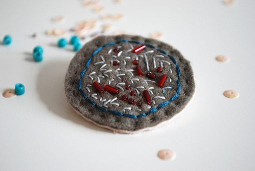 Custom Made Felt Embroidered Pins