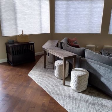 Custom Made Custom Sofa Table For Angled Sectional