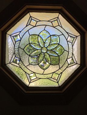 Custom Made Victorian Beveled Flower Panel