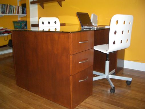 Custom Made Dual Sided Home Office Desk