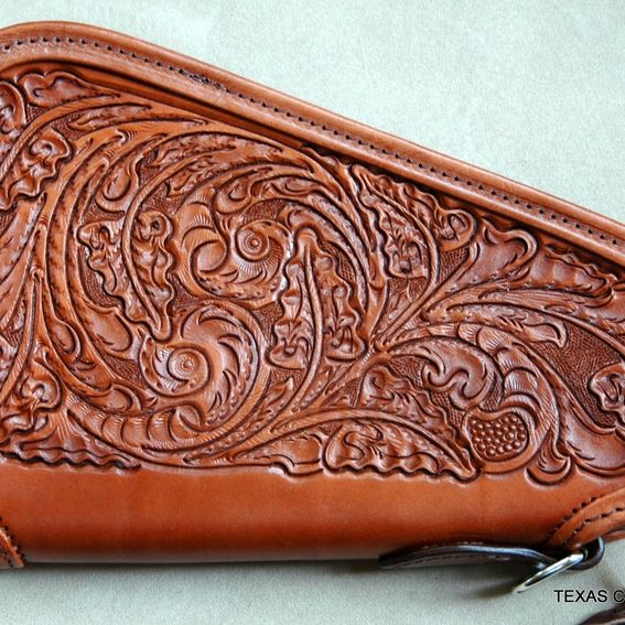 Custom Made Leather Gun (Pistol) Case by Texas Custom Crafts ...