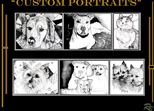 Custom Made Pet Memorial Portrait, Pet Portrait, Pet Memorial, Rainbow Bridge