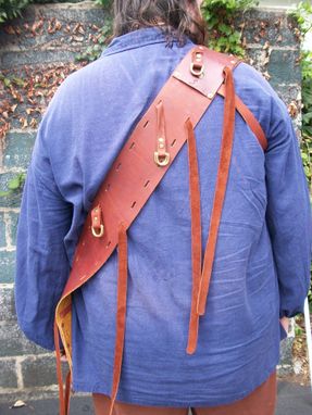Custom Made Leather Two-Sword Baldric