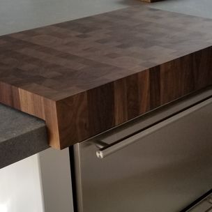 Hand Crafted Over The Stove Cutting Board by Insight Woodworking LLC