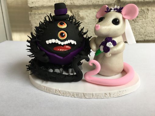 Custom Made Monster And Mice Cake Topper