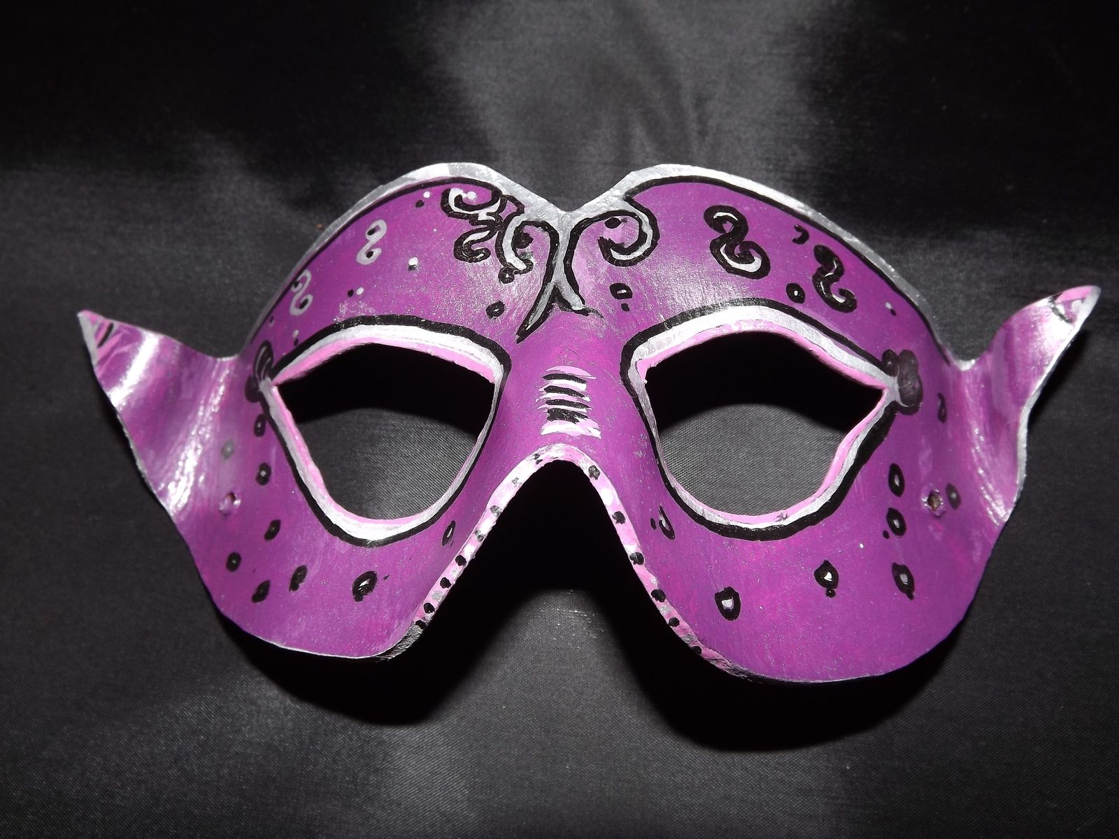 Hand Crafted Custom Request For Handmade Leather Mardi Gras Mask For ...