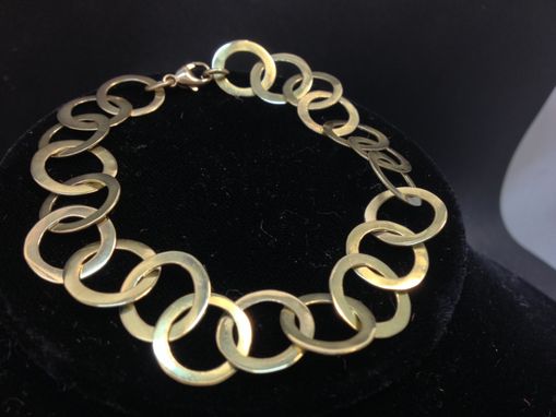 Custom Made Gold Chain Bracelet