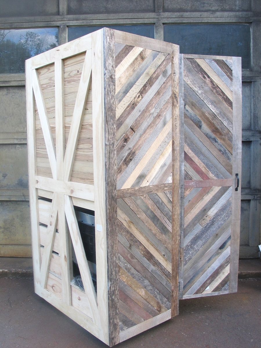 Hand Made Reclaimed MerryMaker Wine Fridge by New Antiquity