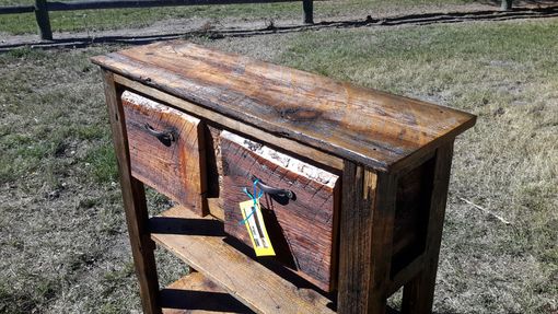 Custom Made Barnwood Entryway Table