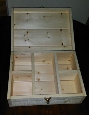 Custom Made Rough Pine Wine Box