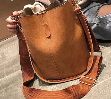 Custom Made Vintage Matte Vegan Leather Bag, Designer Handbags For Women