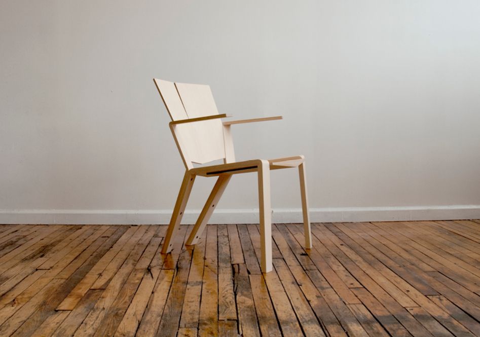 Hand Made Origami Chair by Reed Hansuld Fine Furniture Craftsman ...