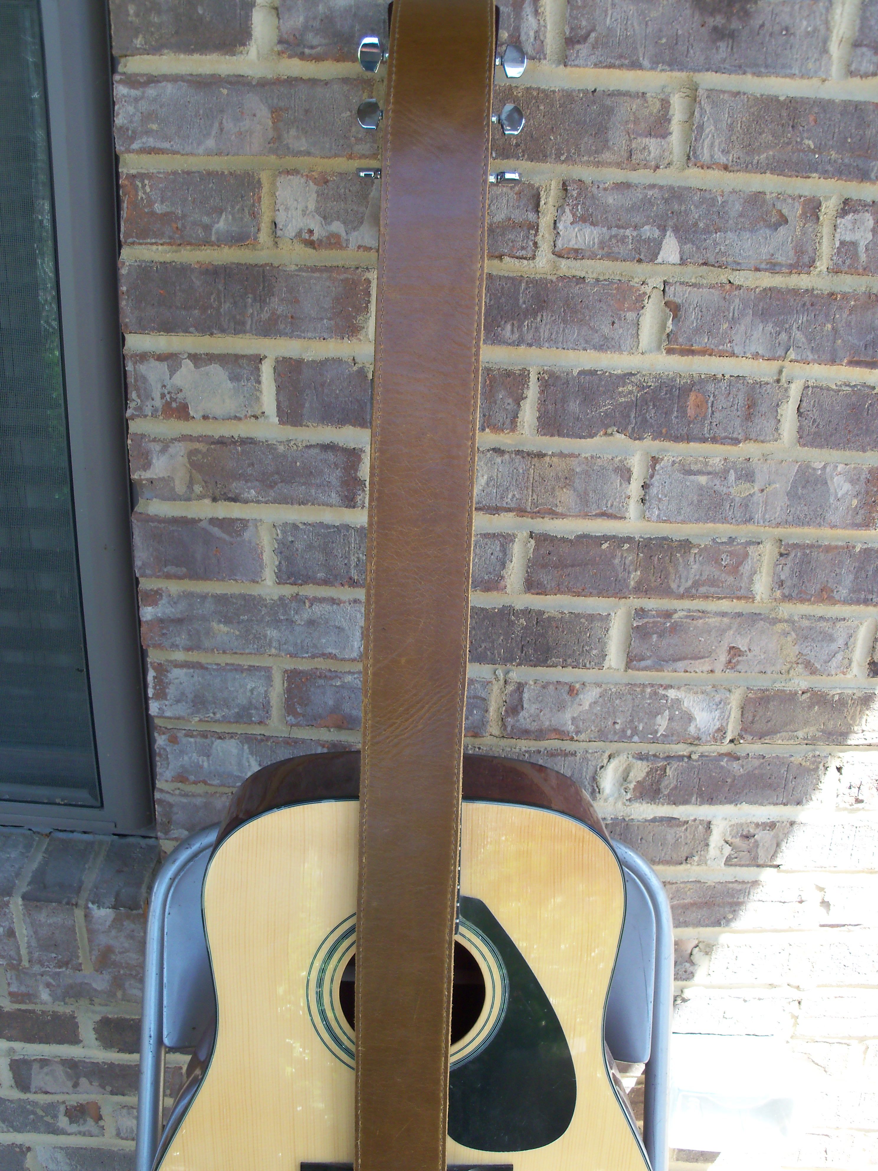 Hand Made Handmade Guitar Strap by Hubbard Leather