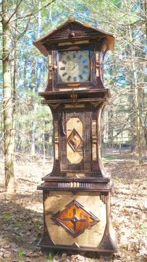 Custom Made Rustic Grandmother Clock