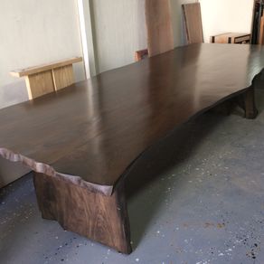 Dining industrial table butternut edge custommade Dining and Kitchen Tables | Farmhouse, Industrial, Modern | CustomMade.com