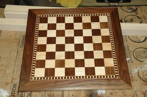 Custom Made Maple And Walnut Chess Board