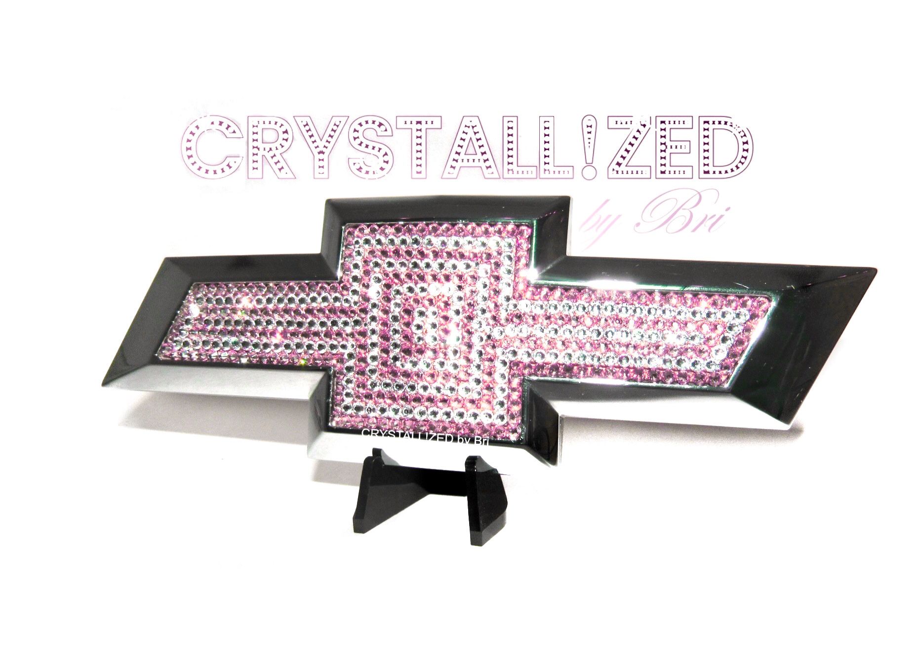 Buy Custom Pink Bmw Emblem With Genuine European Crystals