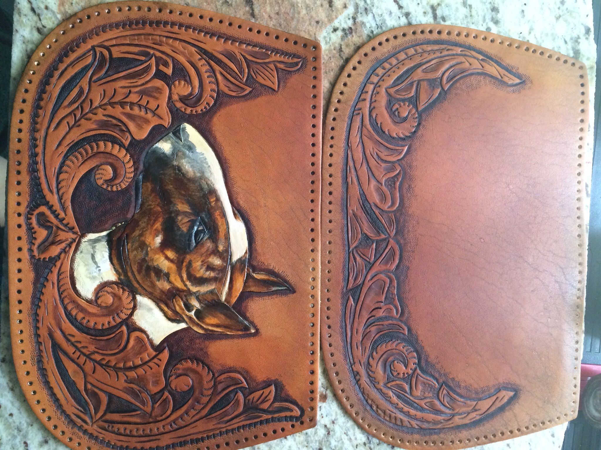 Buy Custom Western Style Pet Portrait Purse, made to order from Saxon