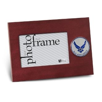 Custom Made Air Force Frame And Medallion 4-Inch By 6-Inch Desktop Frame