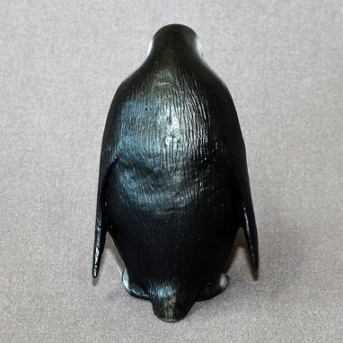 Custom Made Fantastic Penguin Bronze Sculpture Figurine Aquatic Signed Statue Limited Edition Signed Numbered