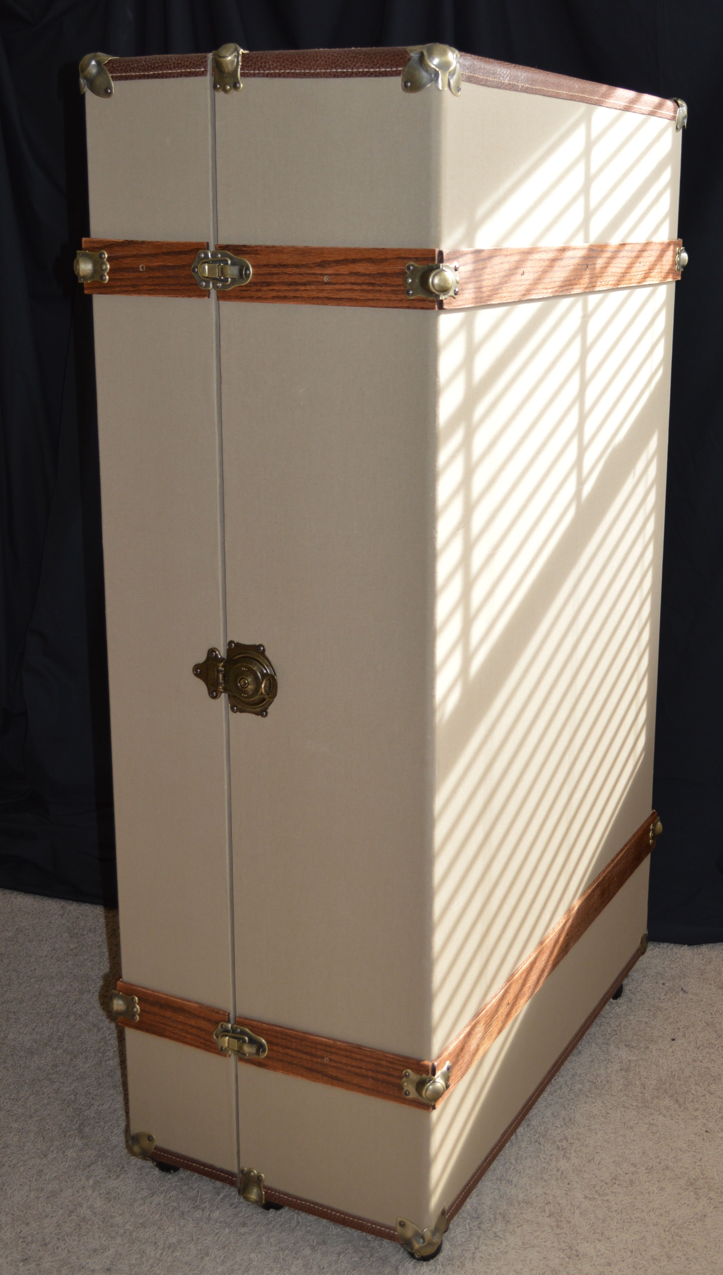 Custom Made Steamer Trunk Desk Secretary By Woodbuckle Custom Made Steamer Trunk Desk Secretary By Woodbuckle Furniture Storage Solutions Custommade Com