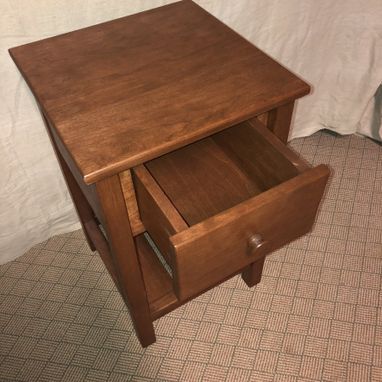 Custom Made Custom Made Mr2 Solid Cherry Side Accent Or Night Stand