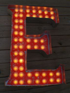 Custom Made 3ftx2ft Vintage Marquee Art Letter Smash Style Deluxe 2 Channel